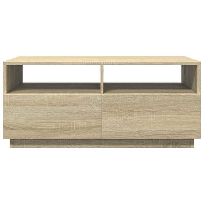 Konferenční Stolek S Led Osvětlením 90 X 49 X 40 Cm
