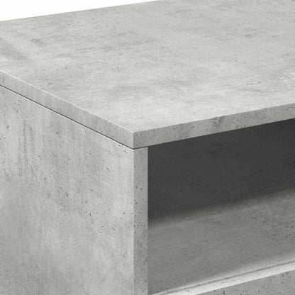 Konferenční Stolek S Led Osvětlením Betonově Šedý 90X49X40 Cm