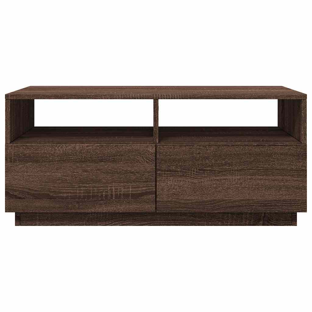 Konferenční Stolek S Led Osvětlením 90 X 49 X 40 Cm