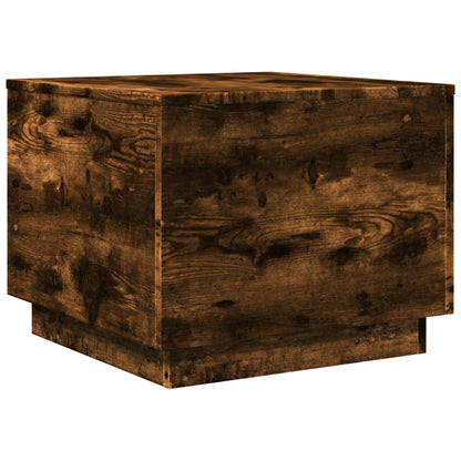 Konferenční Stolek S Led Osvětlením 50 X 50 X 40 Cm