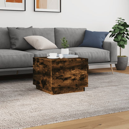 Konferenční Stolek S Led Osvětlením 50 X 50 X 40 Cm