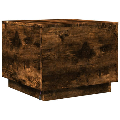 Konferenční Stolek S Led Osvětlením 50 X 50 X 40 Cm