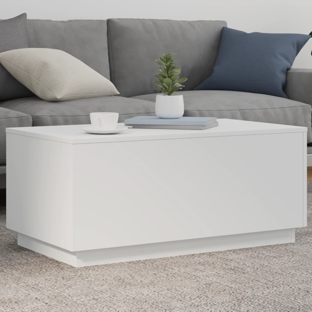 Konferenční Stolek S Led Osvětlením 50 X 50 X 40 Cm