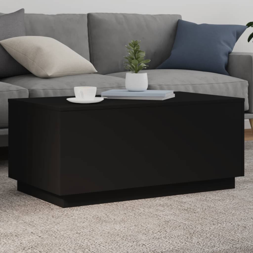 Konferenční Stolek S Led Osvětlením 50 X 50 X 40 Cm