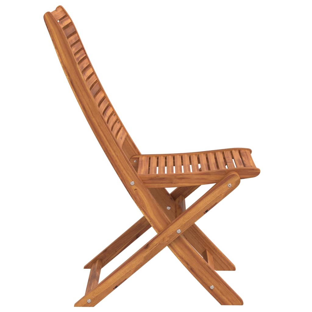 Skládací Zahradní Židle 2 Ks Masivní Akácie