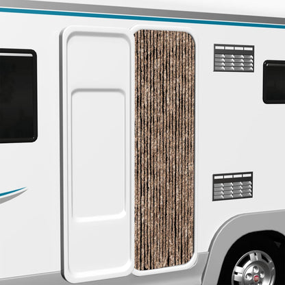 Závěs Proti Hmyzu Béžový A Tmavě Hnědý Žinylka Béžová A Tmavě Hnědá