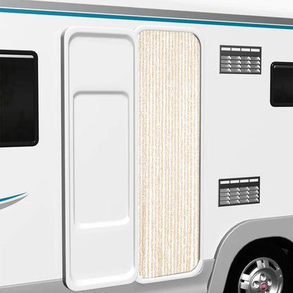 Závěs Proti Hmyzu Béžový A Bílý Žinylka Béžovo-Bílá