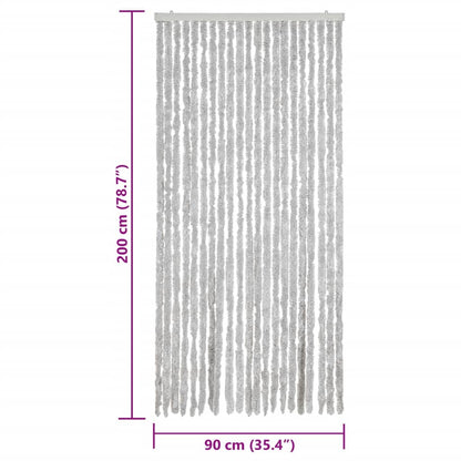 Závěs Proti Hmyzu Šedý Žinylka Šedá