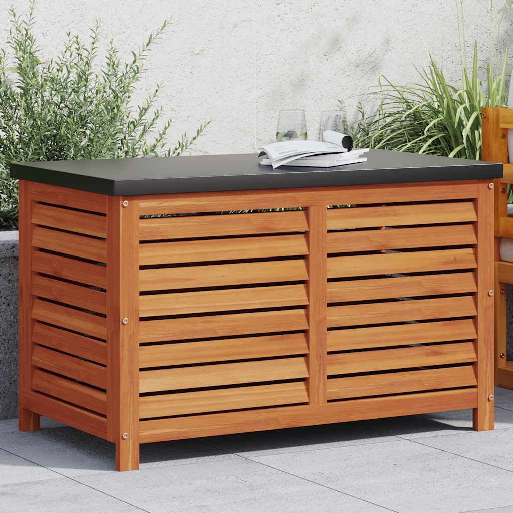 Zahradní Úložný Box 60 X 50 X 55 Cm Masivní Eukalyptové Dřevo
