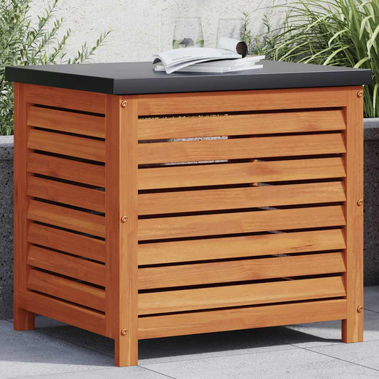 Zahradní Úložný Box 60 X 50 X 55 Cm Masivní Eukalyptové Dřevo