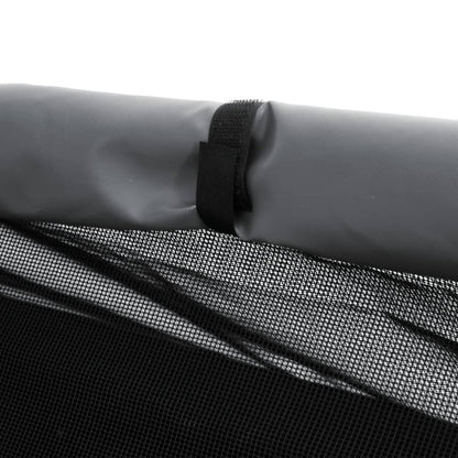 Psí Bouda Světle Šedá Oxfordská Tkanina A Ocel