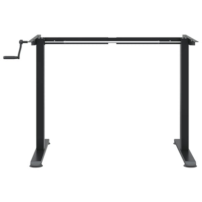 Rám Stojacího Stolu Černý (94–135) X 60 X (70–114) Cm Ocel