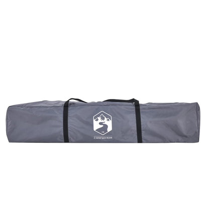 Kempingový Stan Kupole 3 Osoby Šedý A Oranžový Rychloupínací