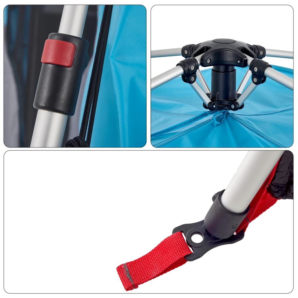 Kempingový Stan Kupole Pro Modrý Rychloupínací