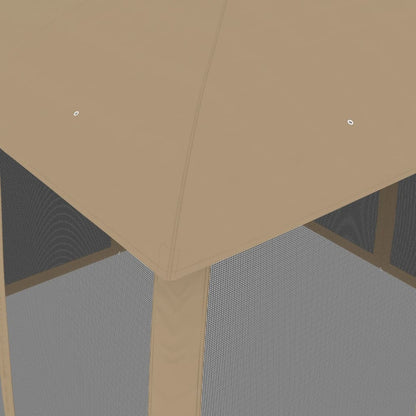 Altán S Dvojitou Střechou A Stěnami 2,93 X 2,93 M Ocel