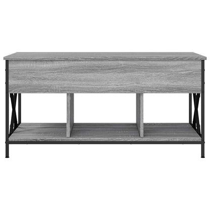 Konferenční Stolek Šedý Sonoma 100 X 55 X 50 Cm Kompozit A Kov