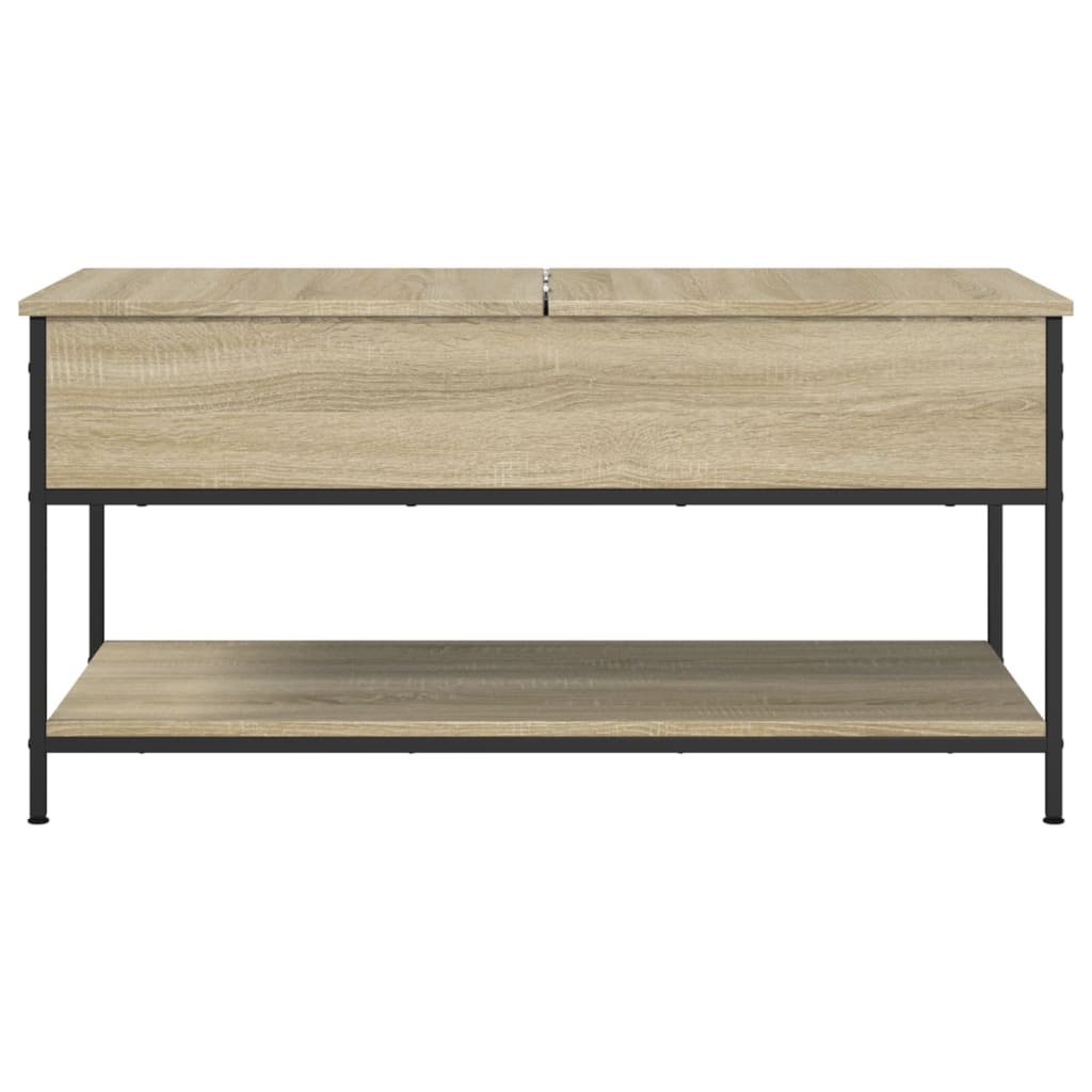 Konferenční Stolek Dub Sonoma 100 X 50 X 50 Cm Kompozit A Kov