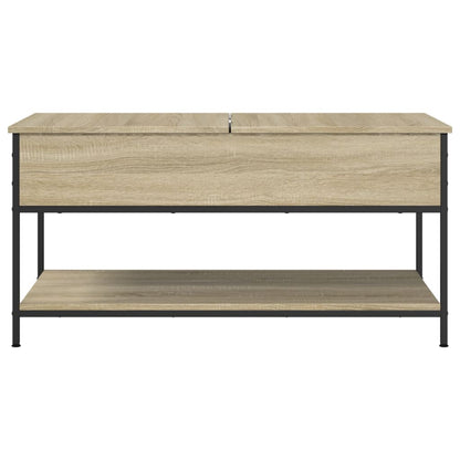 Konferenční Stolek Dub Sonoma 100 X 50 X 50 Cm Kompozit A Kov