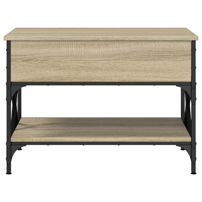 Konferenční Stolek Dub Sonoma 70 X 50 X 50 Cm Kompozit A Kov