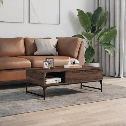 Konferenční Stolek 100 X 50 X 35 Cm Kompozit A Kov