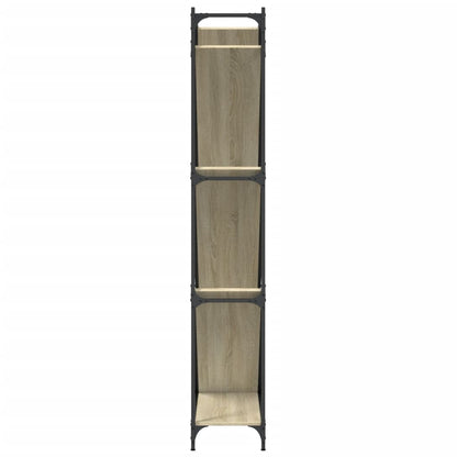Knihovna 79 X 30 X 180 Cm Kompozitní Dřevo A Kov