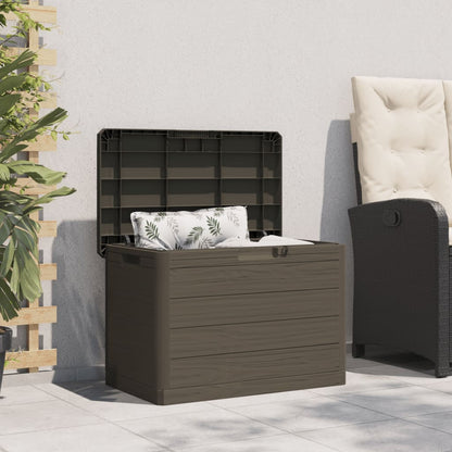 Zahradní Box Na Podušky Hnědý 77,5 X 44,5 X 53 Cm Polypropylen