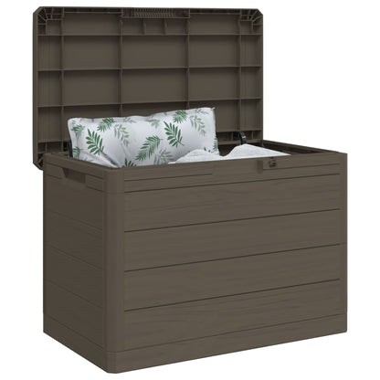 Zahradní Box Na Podušky Hnědý 77,5 X 44,5 X 53 Cm Polypropylen