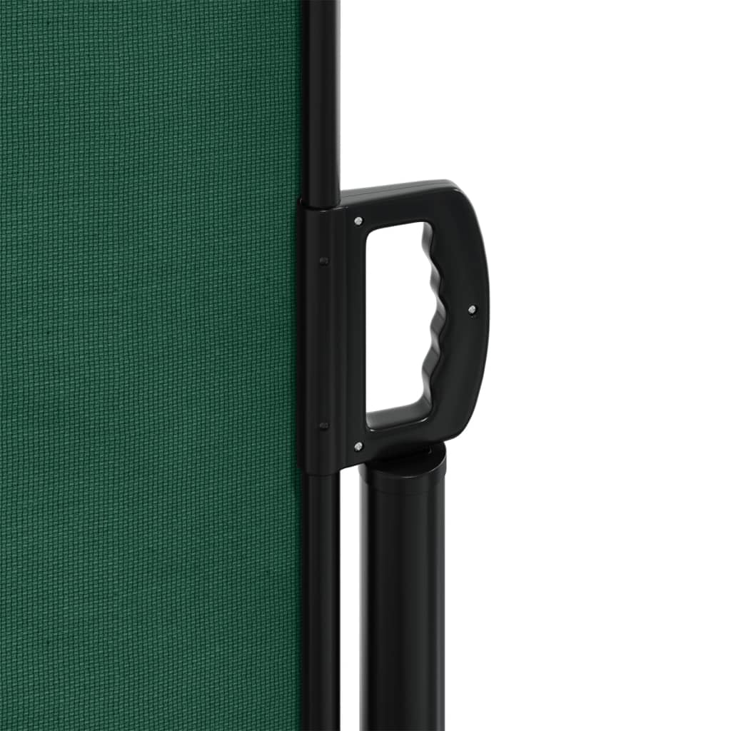 Zatahovací boční markýza tmavě zelená 100 x 300 cm