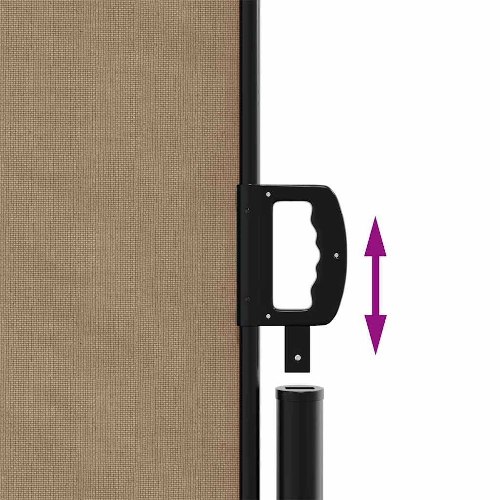 Zatahovací Boční Markýza Taupe