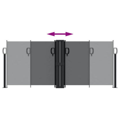 Zatahovací Boční Markýza Černá Černá