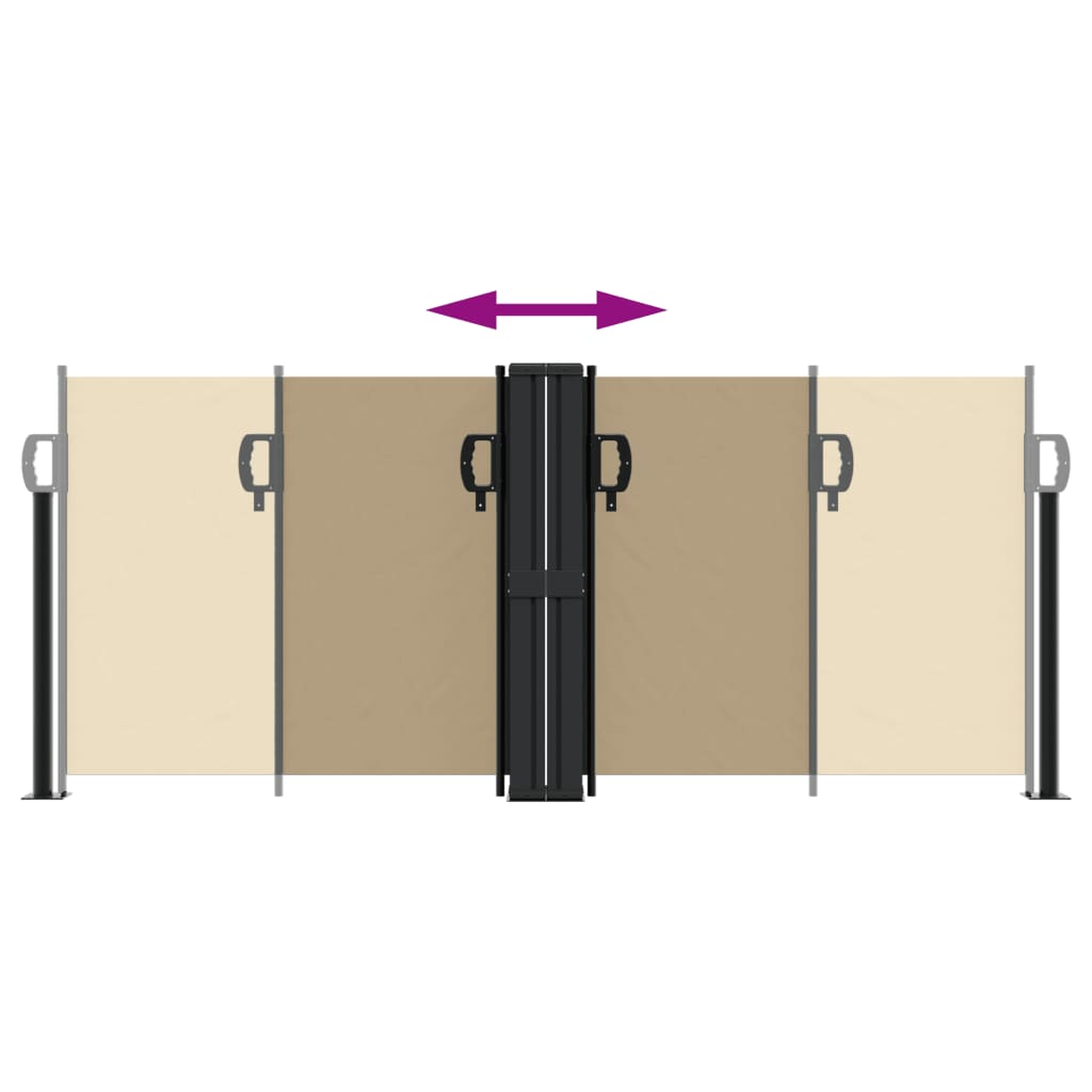 Zatahovací Boční Markýza Béžová