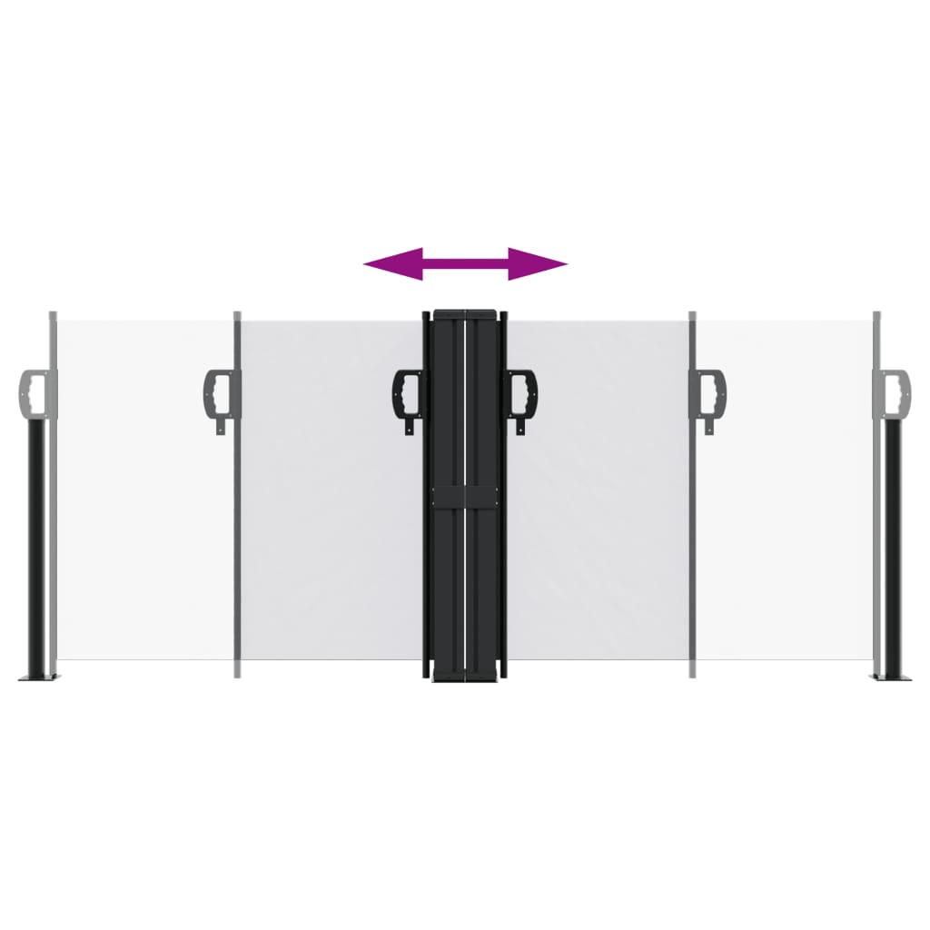 Zatahovací Boční Markýza Bílá