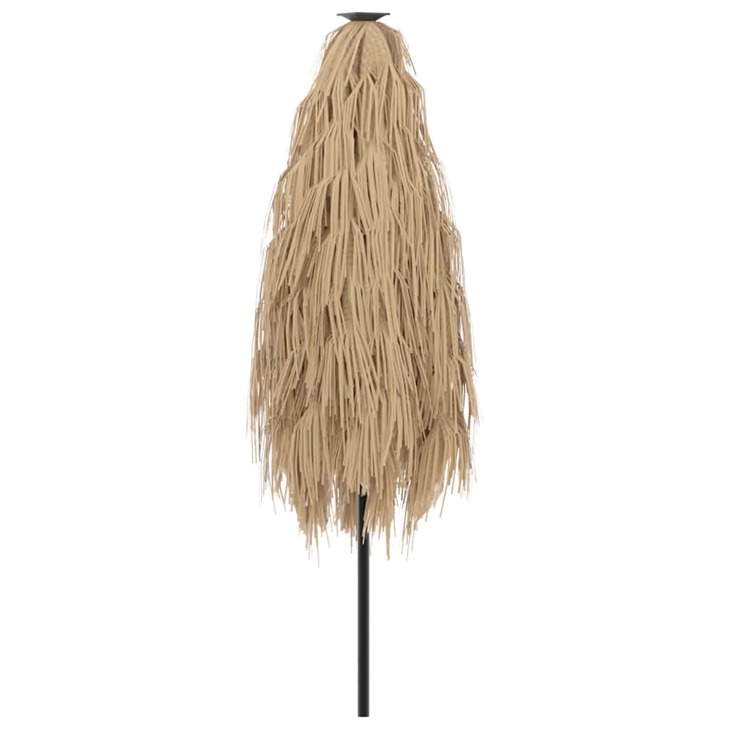 Zahradní Slunečník S Led A Ocelovou Tyčí Hnědý