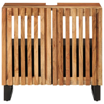 Koupelnová Skříňka Pod Umyvadlo 62 X 34 X 58 Cm Masivní Akácie