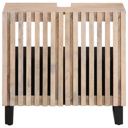 Koupelnová Skříňka Pod Umyvadlo 62X34X58 Cm Masivní Mangovník