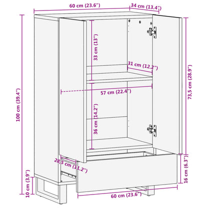 Highboard 60 X 34 X 100 Cm