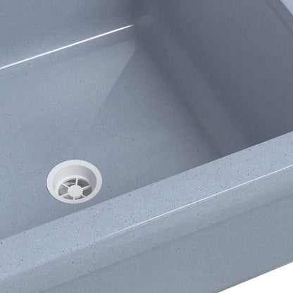 Umyvadlo Pro Montáž Na Stěnu Šedé Pryskyřice