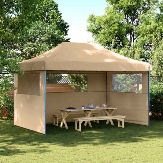 Party Stan 440 X 292 X 315 Cm Béžový S Modrým Rámem