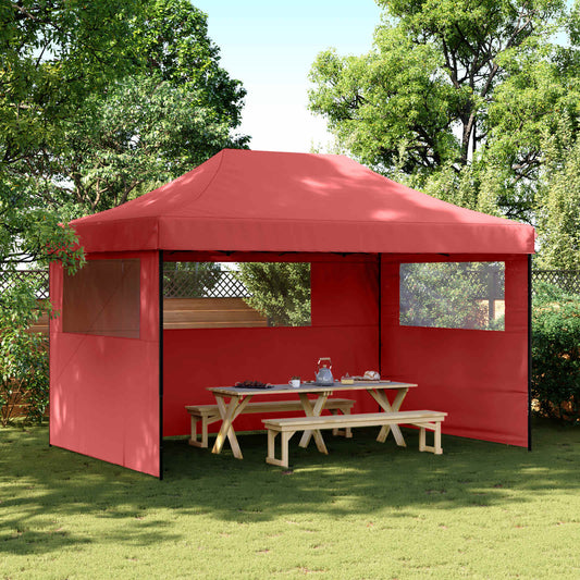Party Stan 440 X 292 X 315 Cm Bordó S Černým Rámem