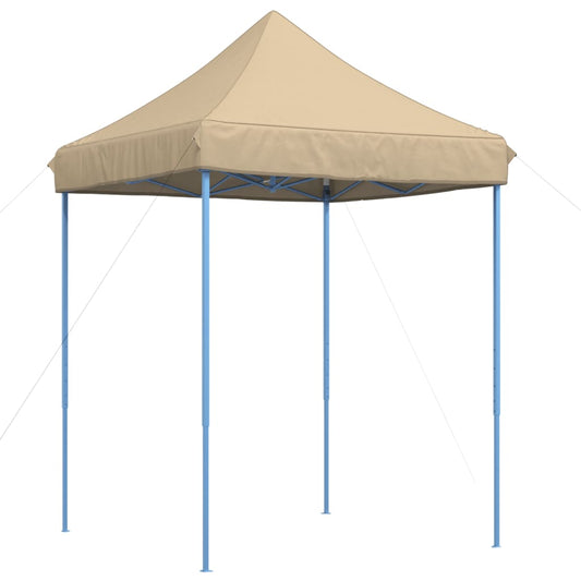 Skládací Party Stan Pop-Up Béžový 200 X 200 X 306 Cm