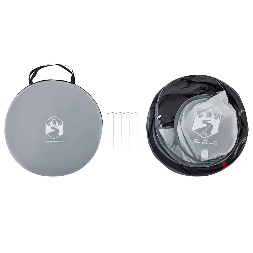 Plážový Stan Šedý Pop-Up Nepromokavý