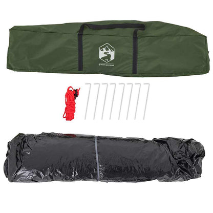 Kempingový Stan Kupole Zelený Rychloupínací