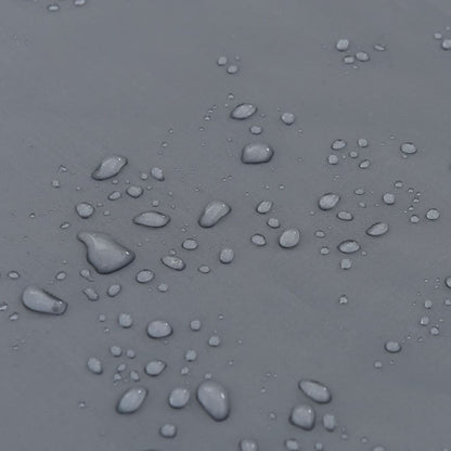 Pláštěnka Pončo S Kapucí 2 V 1 Šedá A Oranžová 223 X 145 Cm