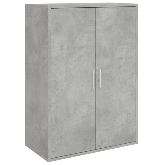 Příborník Betonově Šedý 60 X 31 X 84 Cm Kompozitní Dřevo