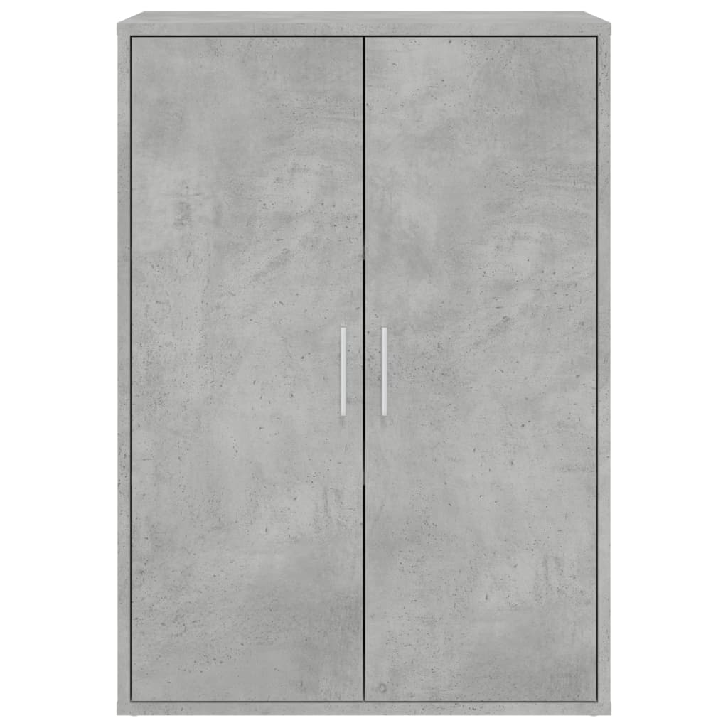 Příborník Betonově Šedý 60 X 31 X 84 Cm Kompozitní Dřevo