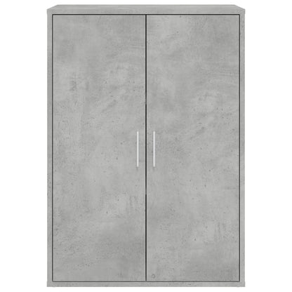 Příborník Betonově Šedý 60 X 31 X 84 Cm Kompozitní Dřevo