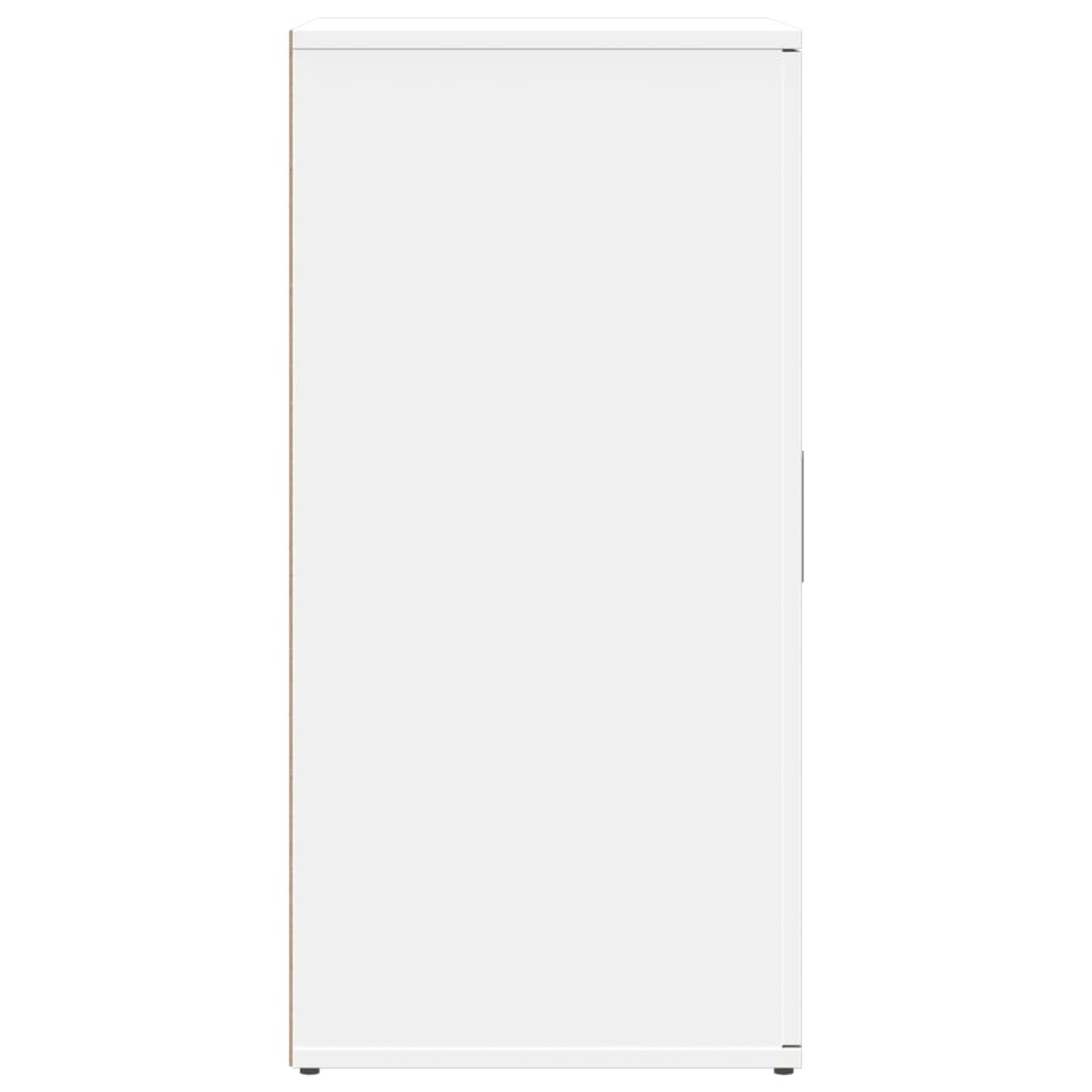 Příborník Bílý 59 X 39 X 80 Cm Kompozitní Dřevo