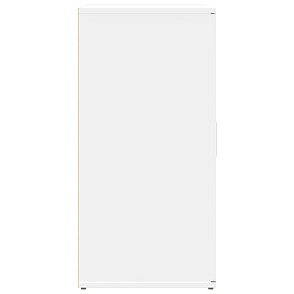 Příborník Bílý 59 X 39 X 80 Cm Kompozitní Dřevo
