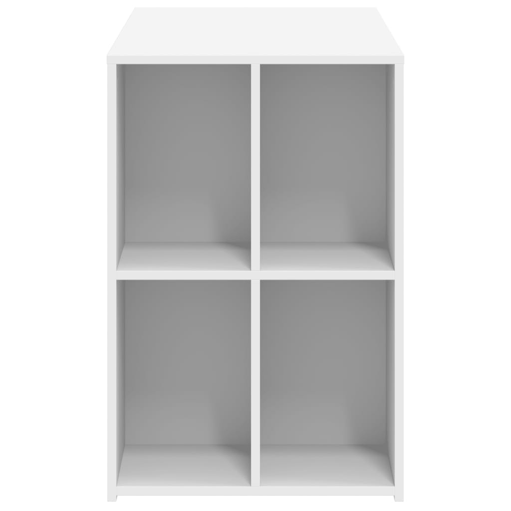 Psací Stůl Bílý 102 X 50 X 75 Cm Kompozitní Dřevo