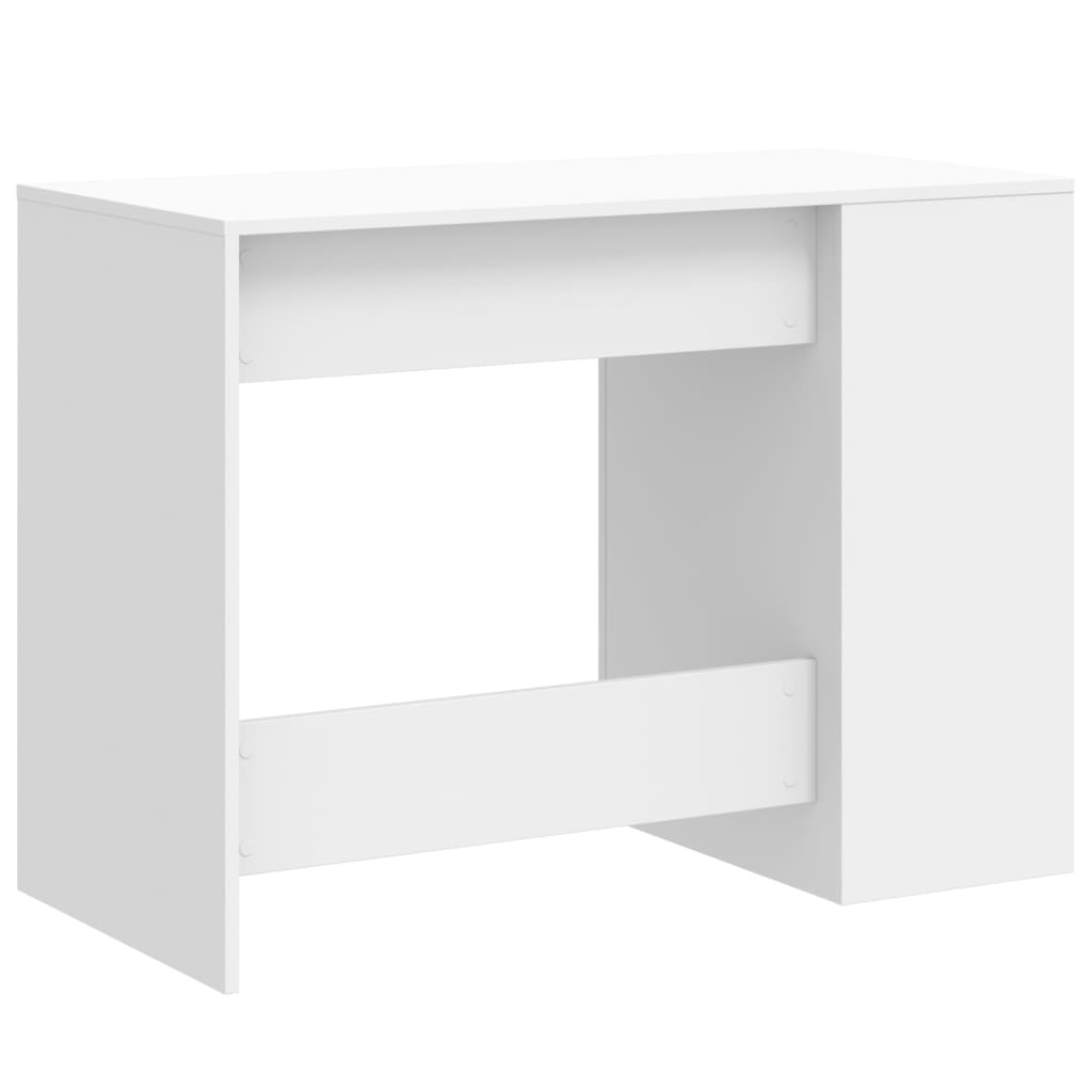 Psací Stůl Bílý 102 X 50 X 75 Cm Kompozitní Dřevo